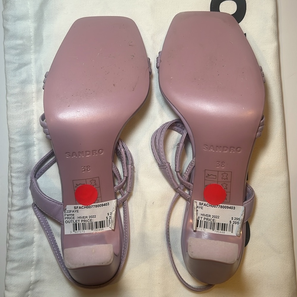 Faye Strappy Slingback High Heel Sandals - Picture 6 of 7